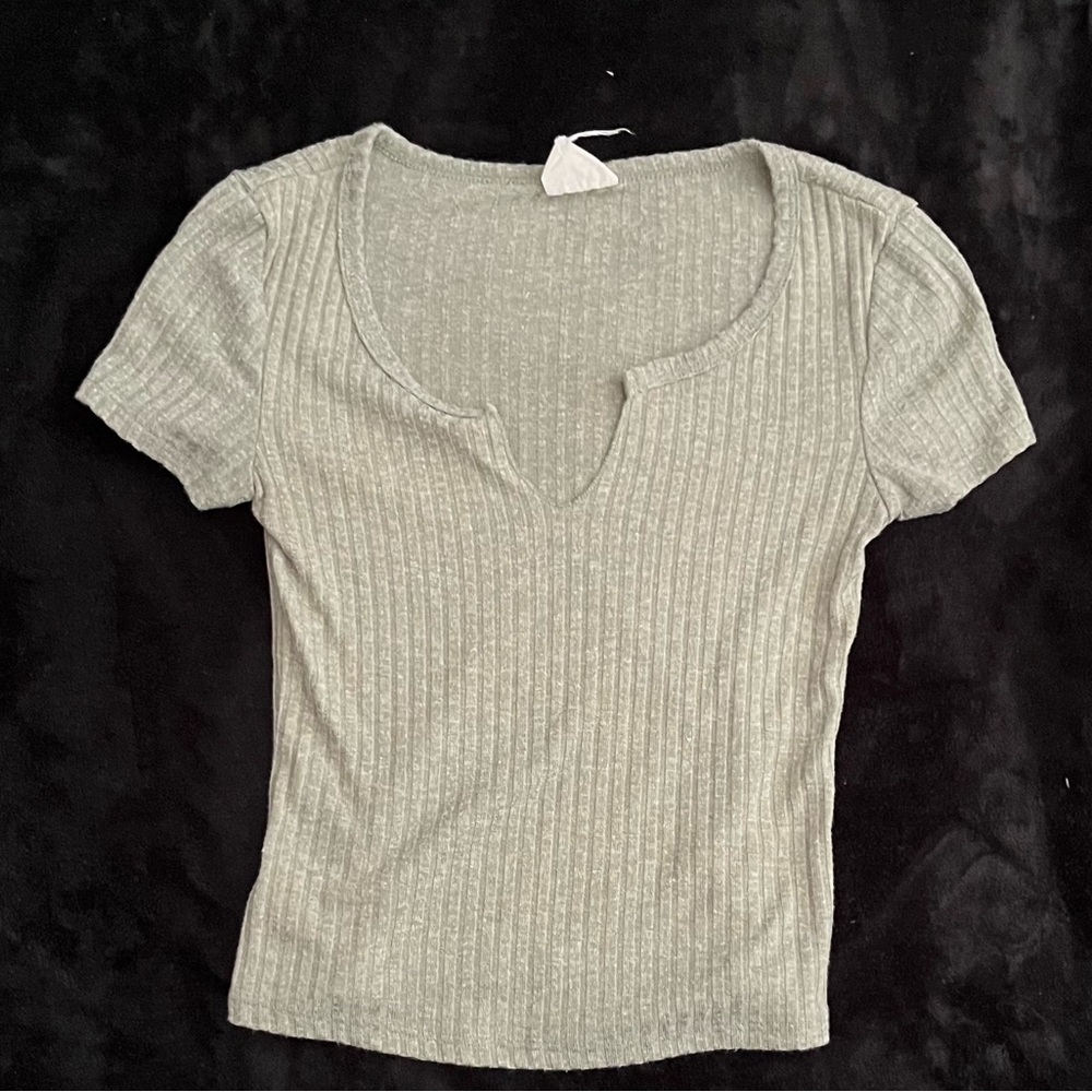 Summer staple green vintage blouse